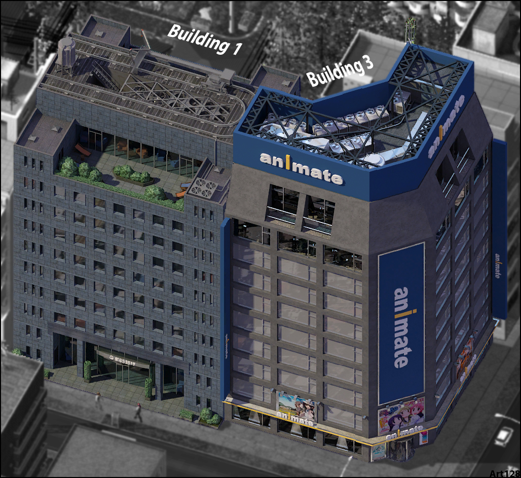 シムシティ4 実在建築mod Bat 東京都の商業ビル Capg Cauda Assisted Playing Games